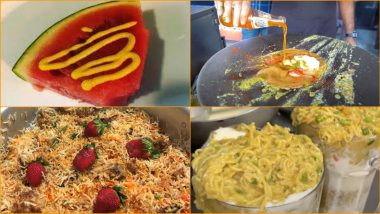 Viral Bizarre Food Combinations: From Maggi Milkshake to Strawbiryani, 11 Food-Combo From Hell That Went Viral in Recent Times